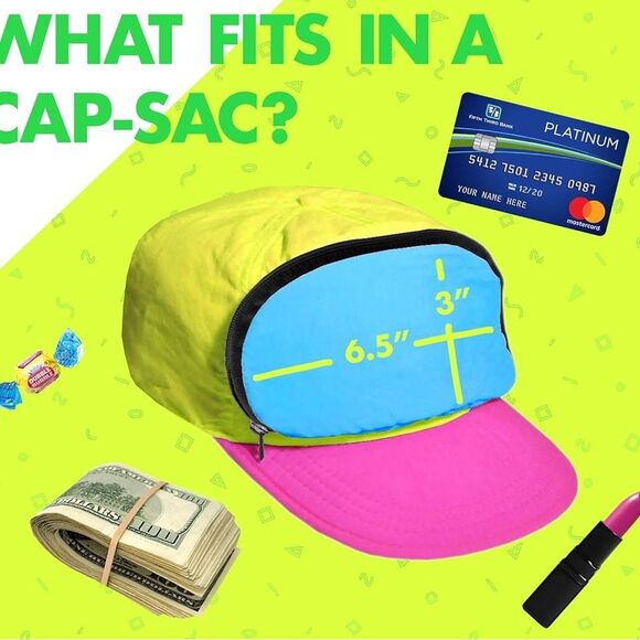 Vibrant Multicolor Women's Cap Sack - Unisex - Picture 8 of 8